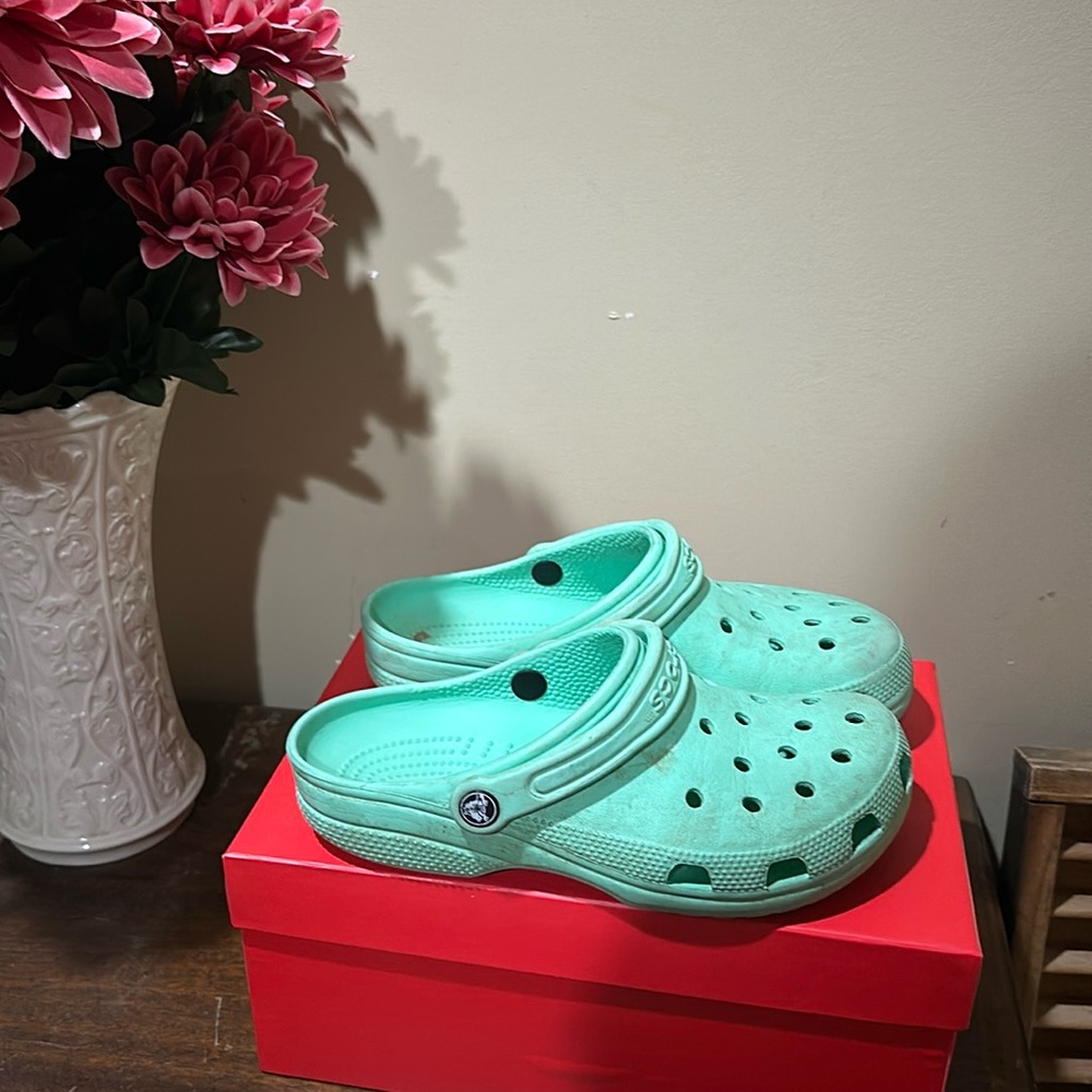 Green Crocs - Picture 2 of 4